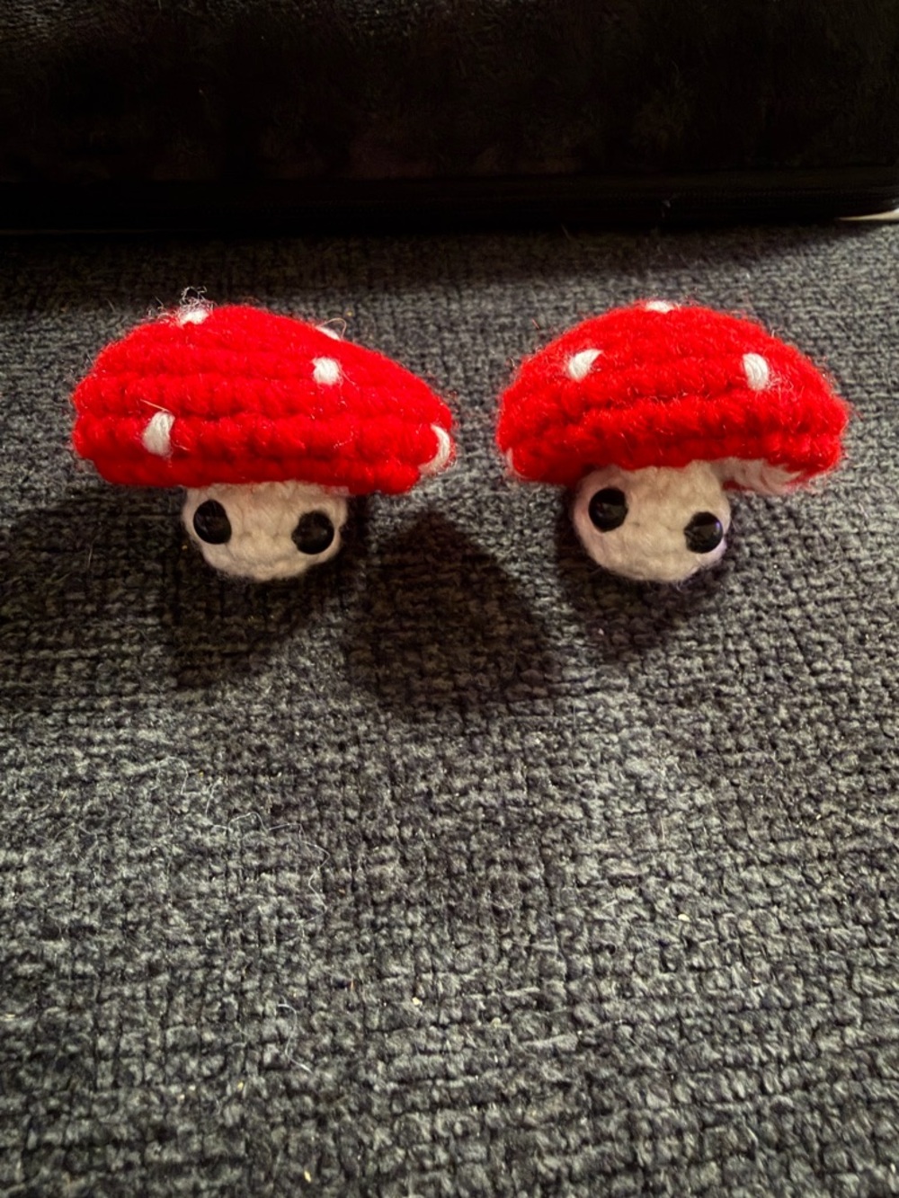 Traditional Red Crochet Popping Mushroom Bundle - Picture 2 of 3
